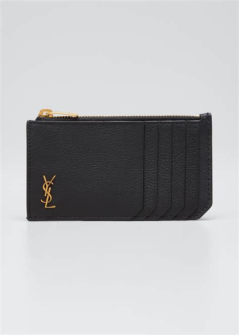 ysl wallet zip|ysl monogram wallet.